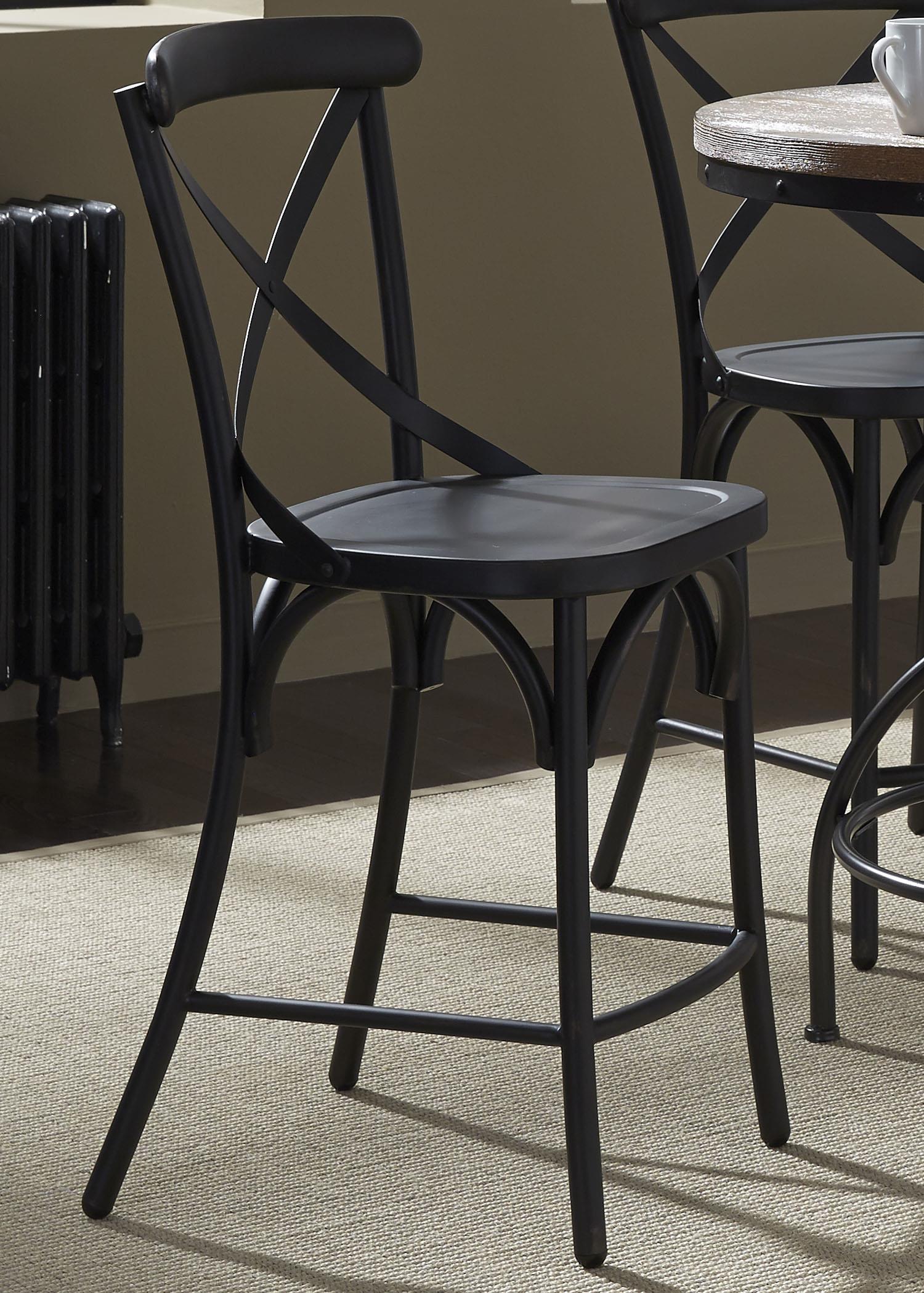 Black x discount back bar stool